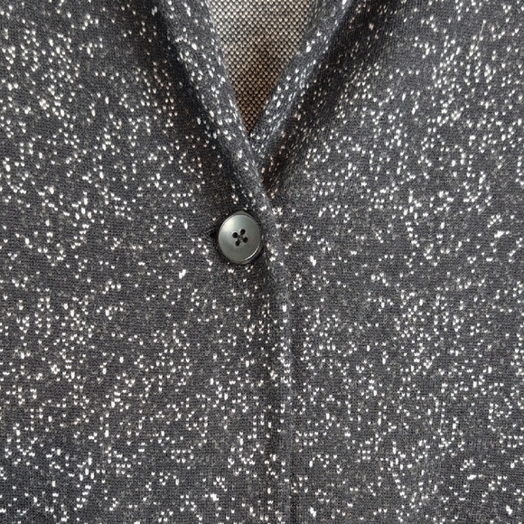 J. Jill Black and White Long Cardigan - Picture 6 of 7